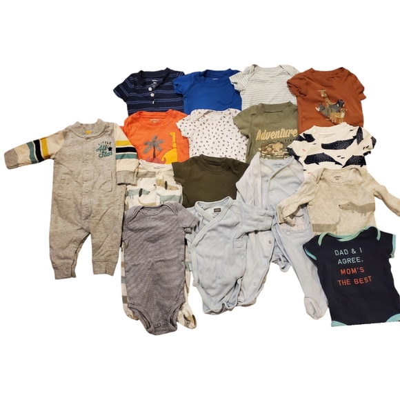 Carter's Other - 3months Baby onesies Bundle - Various Colors